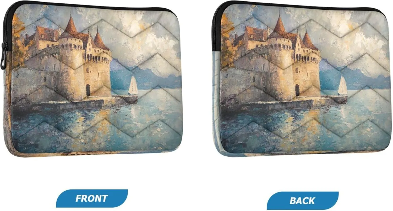 Chateau Lakeside Blue Laptop Bag for Women, Laptop Bag for Women 15.6 Inch Laptop Bags for Men, Laptop Bag 15.6 Inch Briefcase Bag for Women
