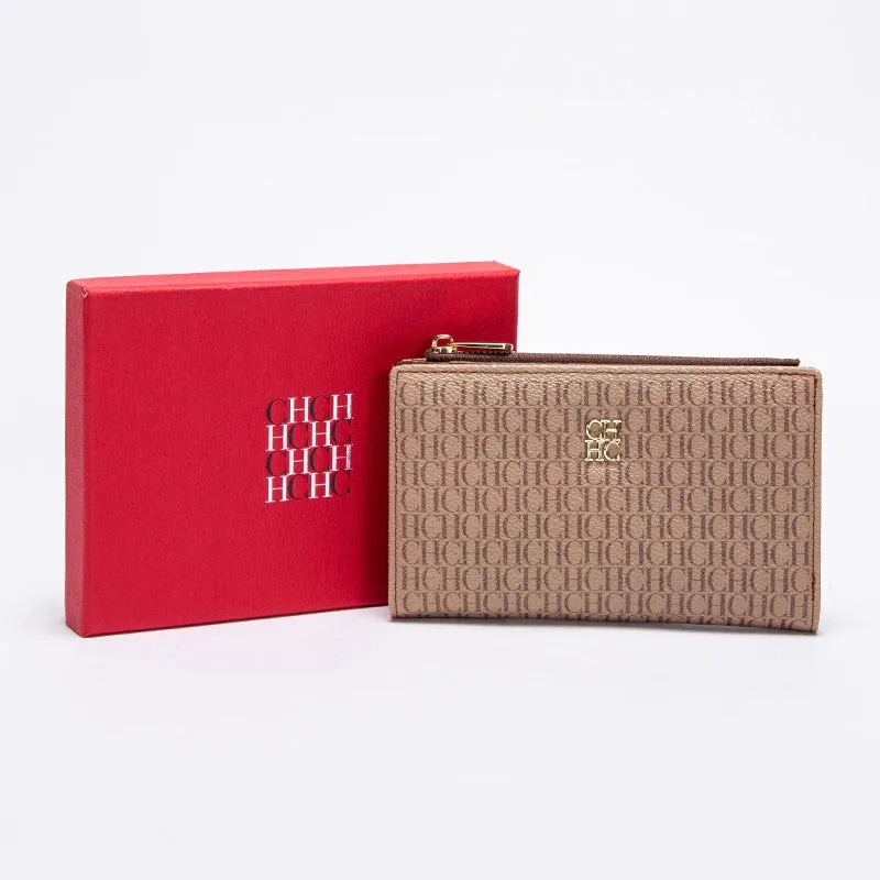 CHCH-Women's Cartoon Printing Long Wallet Retro Classic Wallet PVC Material Fashion Simple Large Capacity Bags