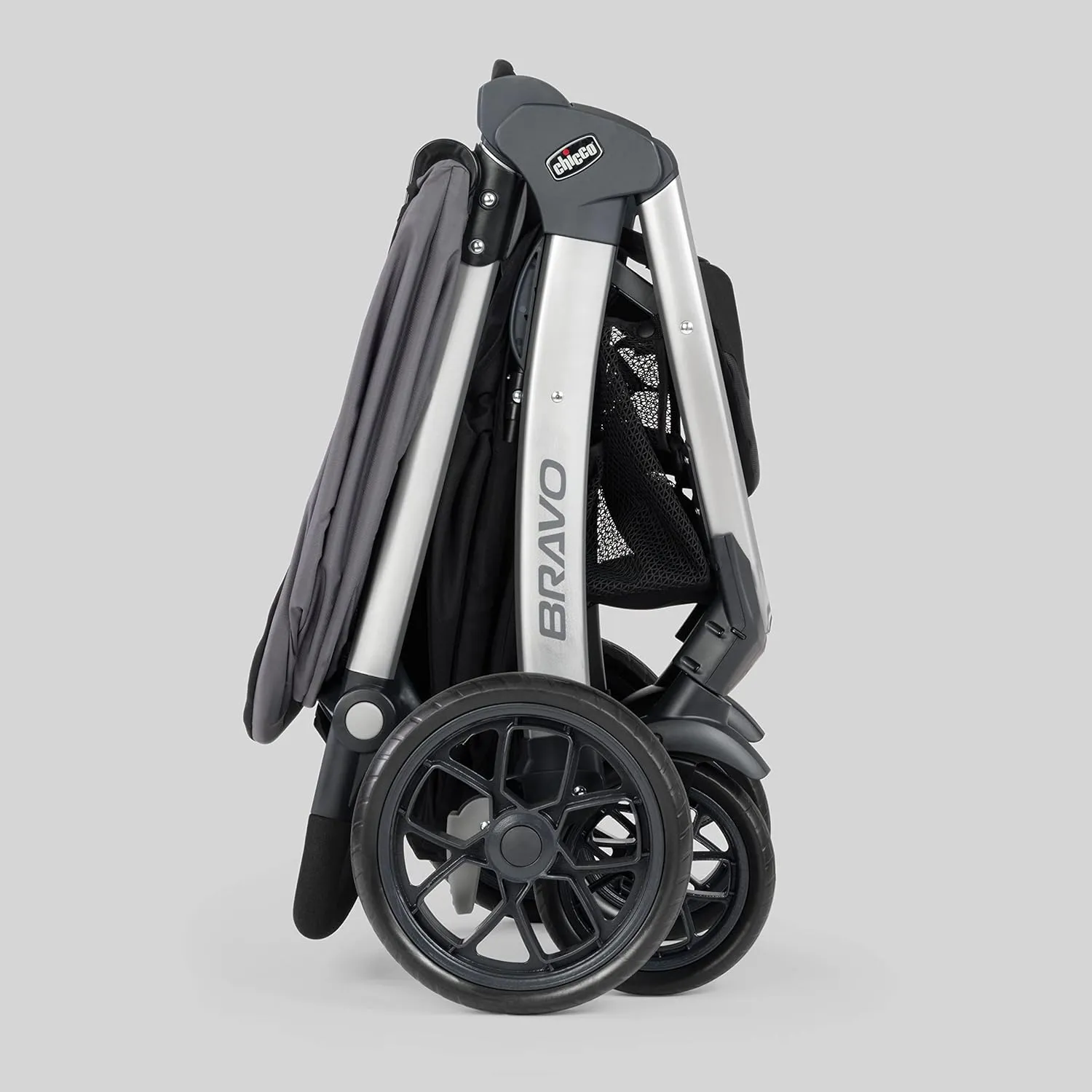 Chicco Bravo 3-in-1 Trio Travel System, Bravo Quick-Fold Stroller with KeyFit 30 Infant Car Seat and base, Car Seat and Stroller Combo | Calla/Grey