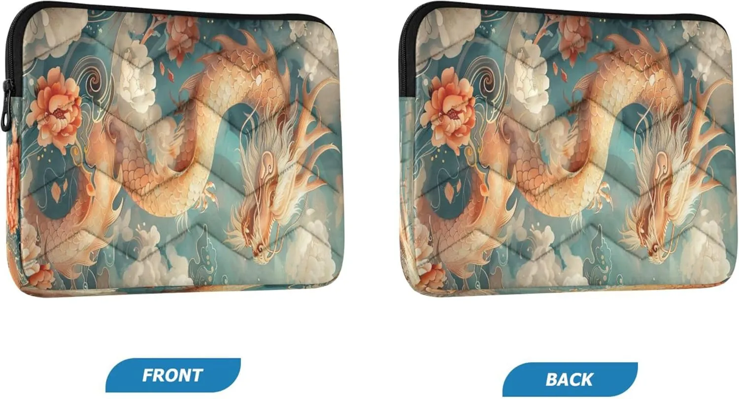 Chinese Dragon Laptop Case for Women, 13-13.3 Inch Laptop Bags for Women, Travel Laptop Bag