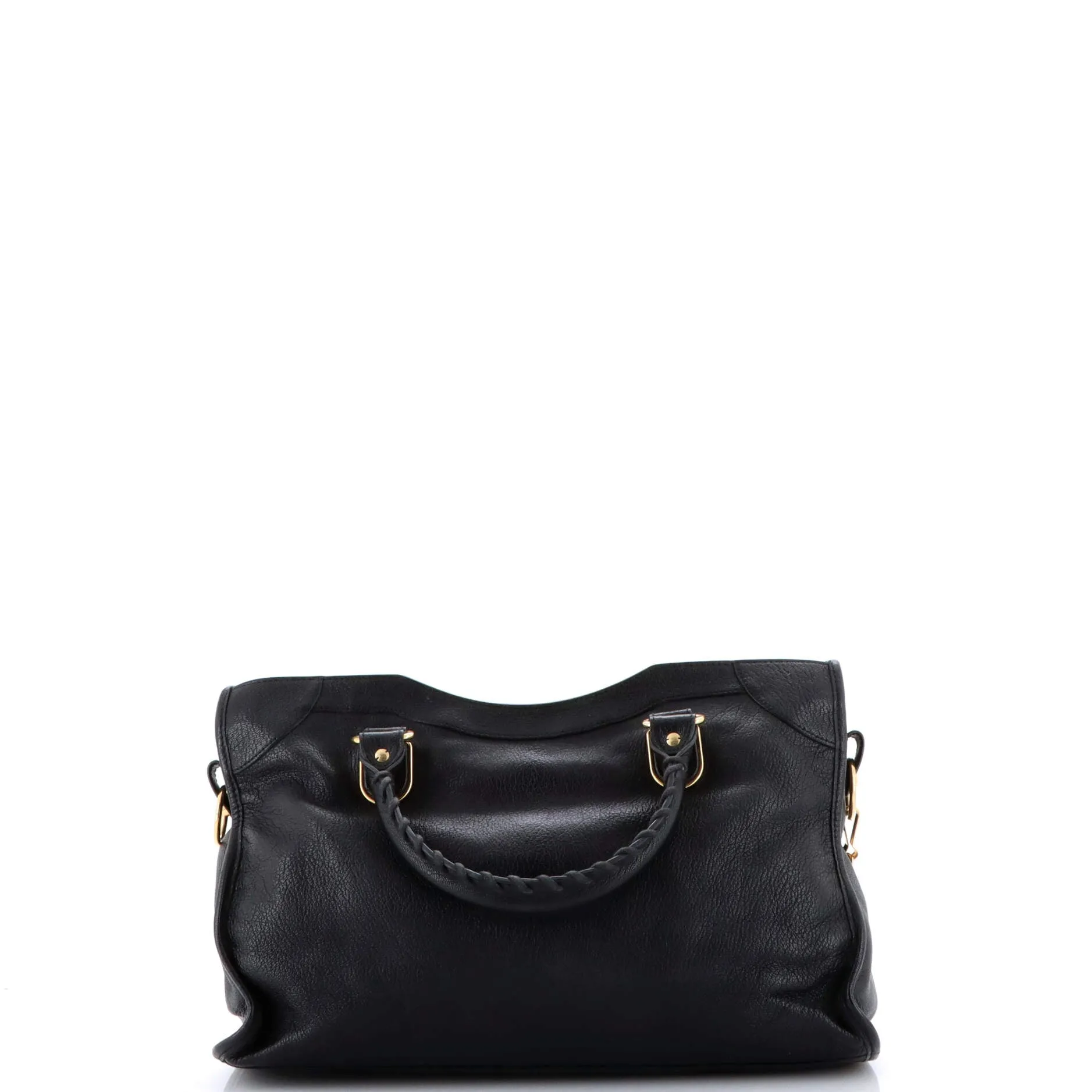 City Classic Metallic Edge Bag Leather Medium