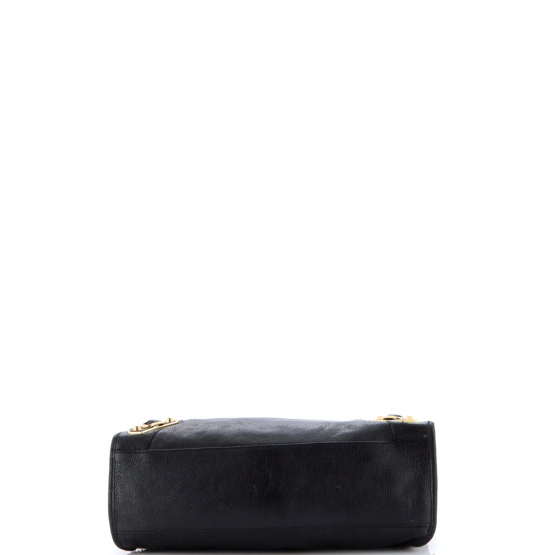 City Classic Metallic Edge Bag Leather Medium