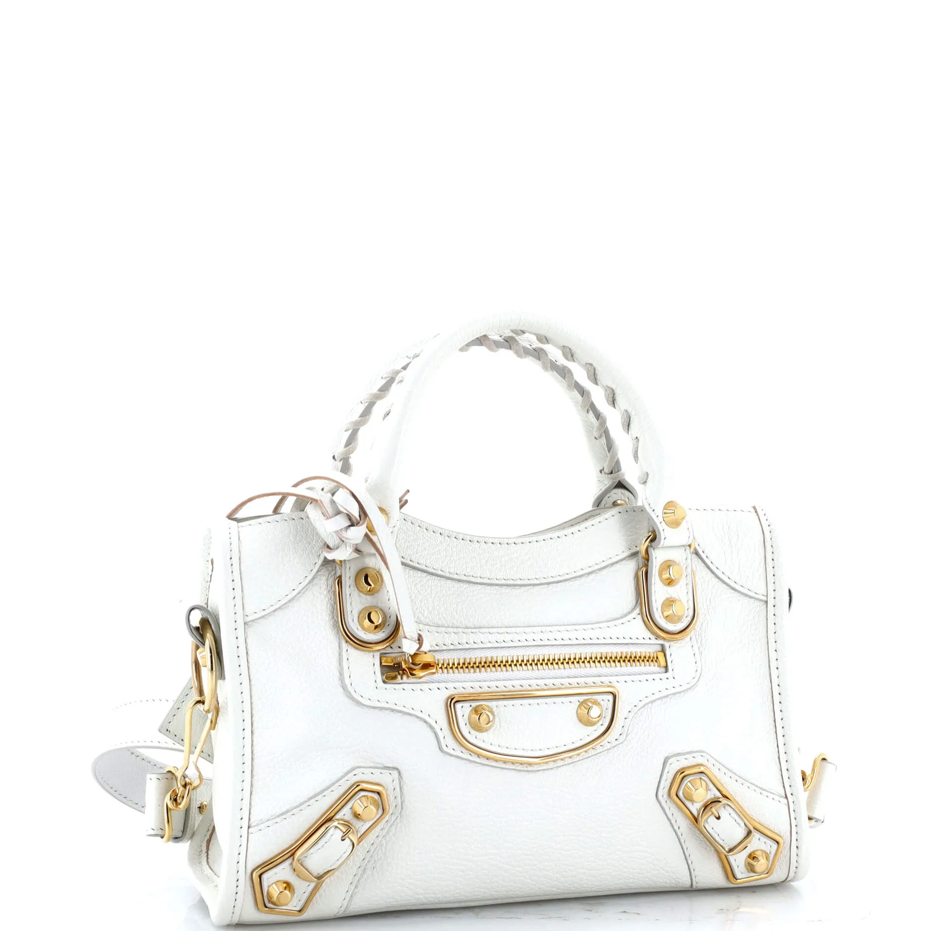 City Classic Metallic Edge Bag Leather Mini