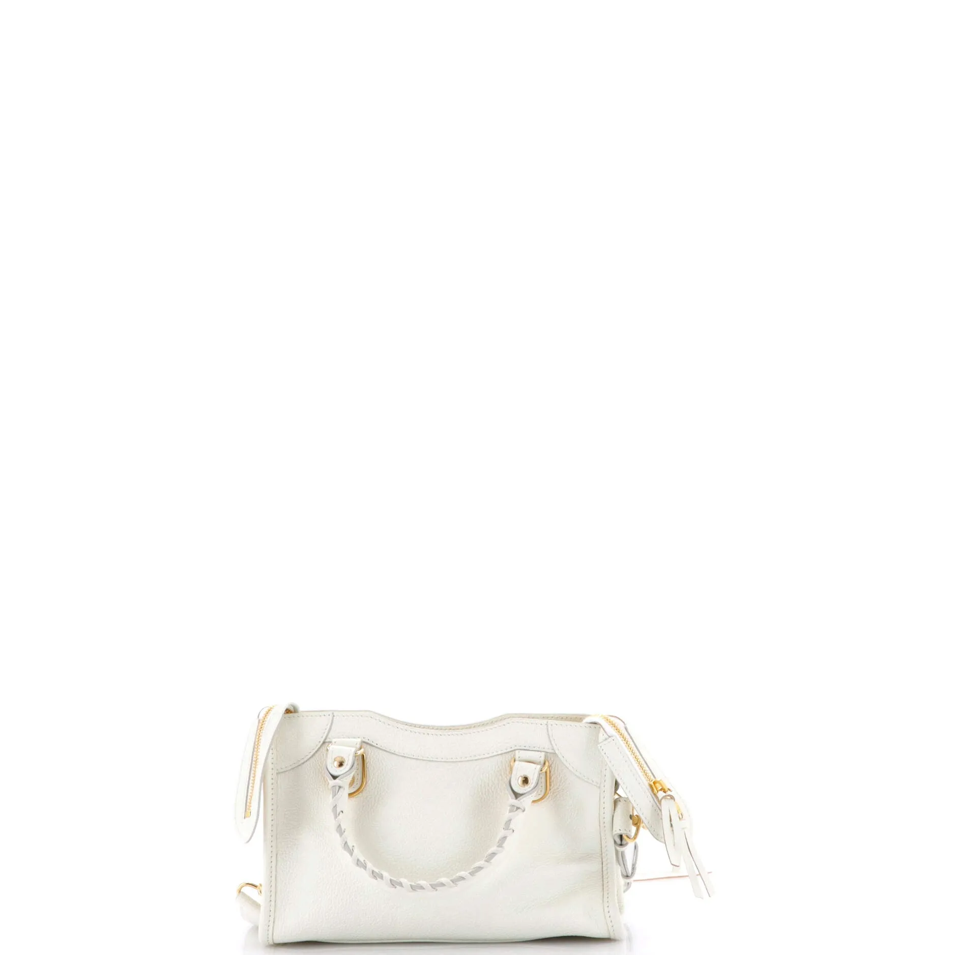 City Classic Metallic Edge Bag Leather Mini