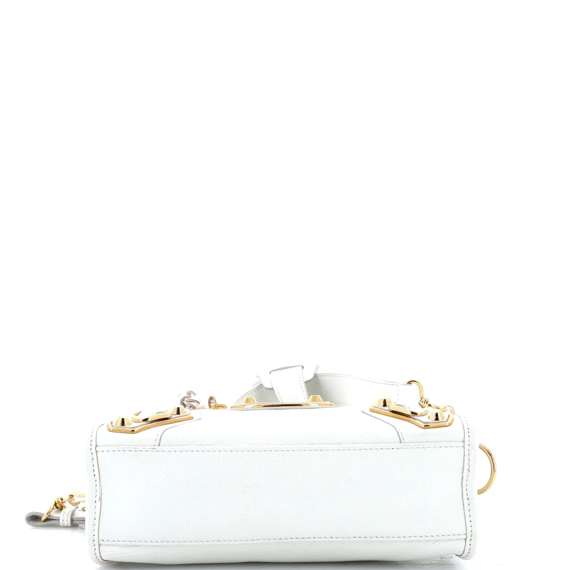 City Classic Metallic Edge Bag Leather Mini