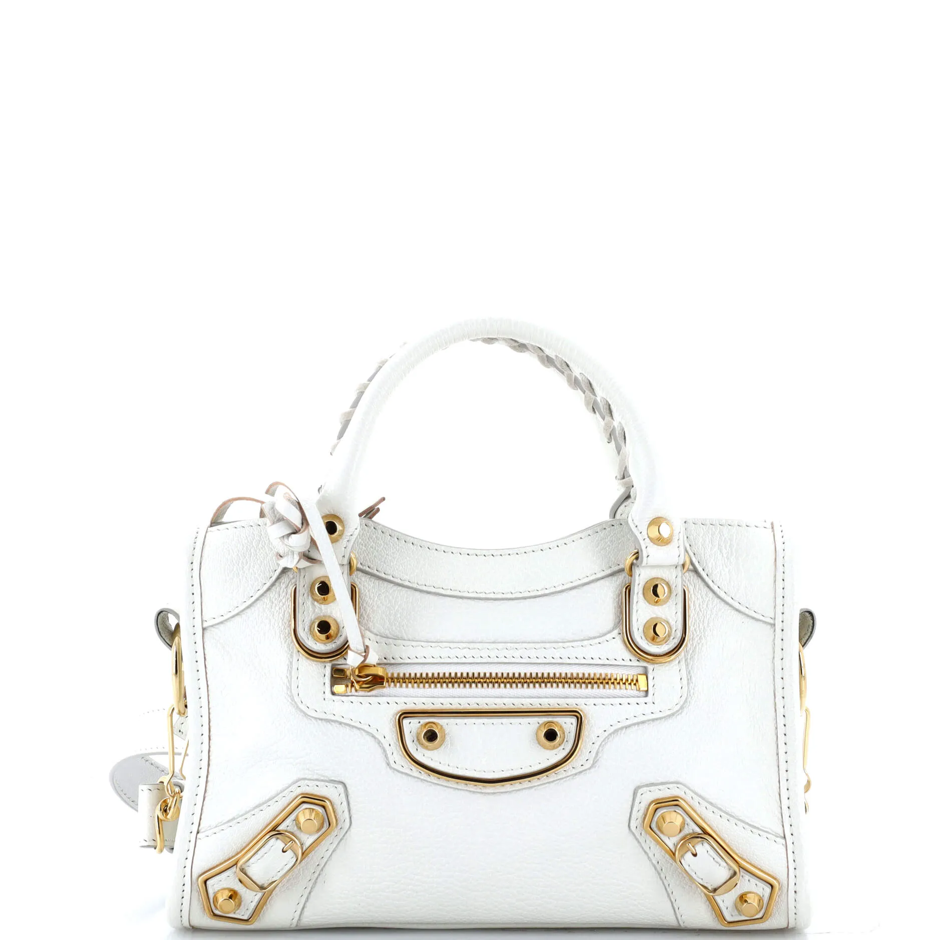 City Classic Metallic Edge Bag Leather Mini