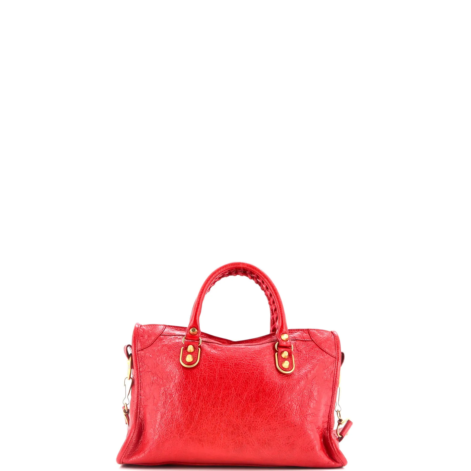 City Classic Metallic Edge Bag Leather Small
