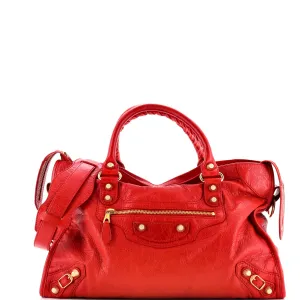 City Classic Studs Bag Leather Medium