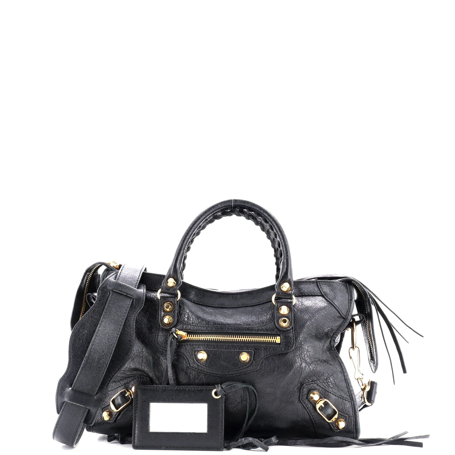 City Classic Studs Bag Leather Small