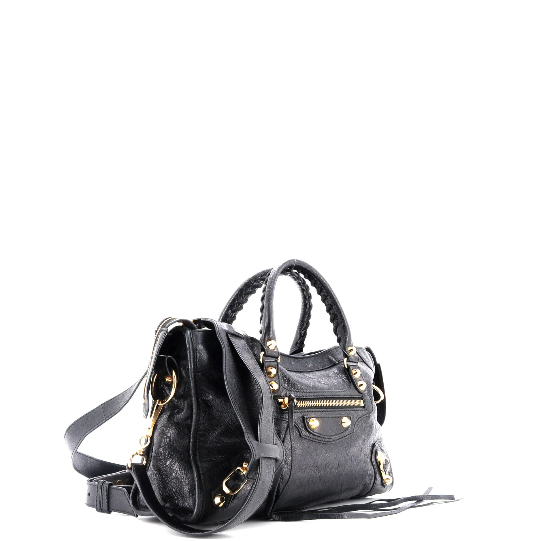City Classic Studs Bag Leather Small