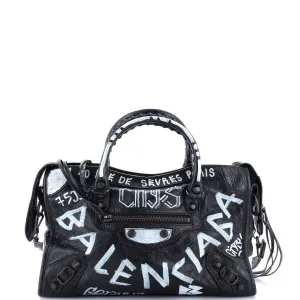 City Graffiti Classic Studs Bag Leather Small