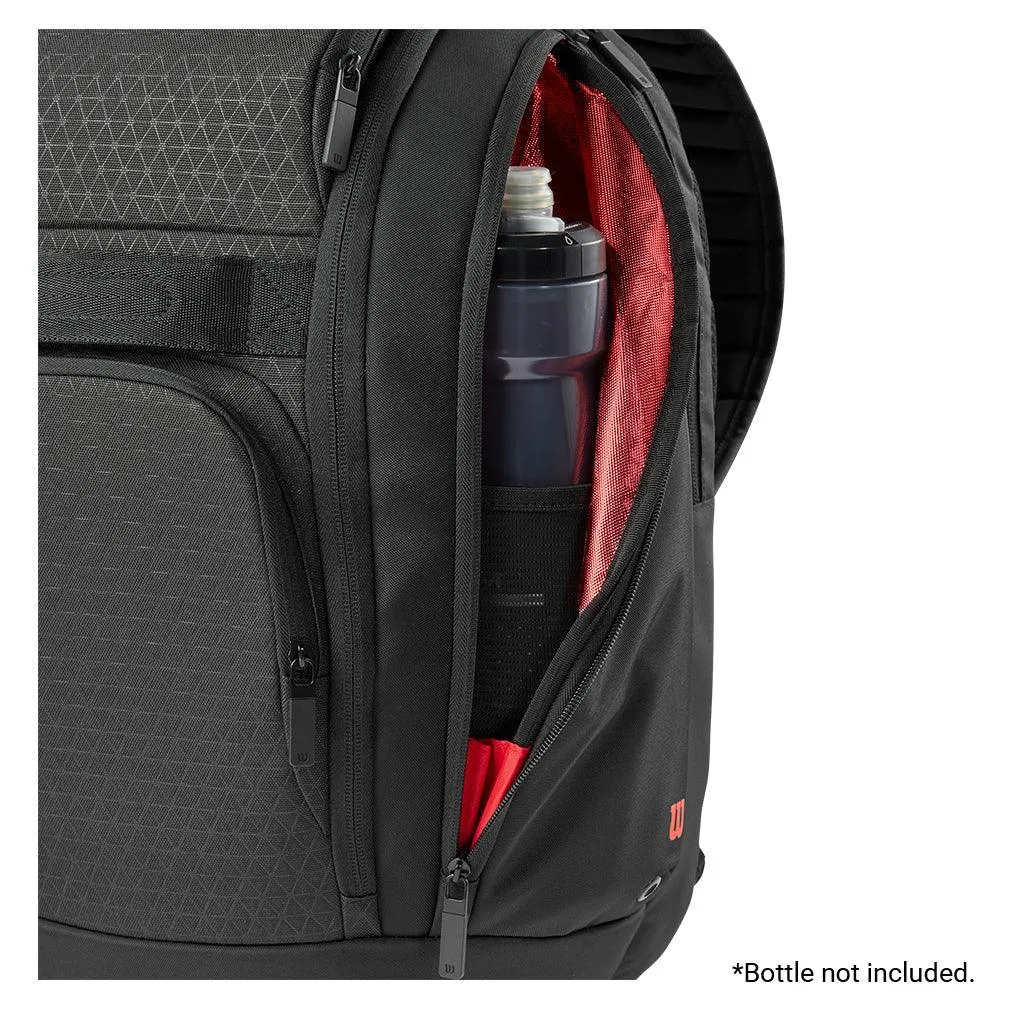 Clash V3 Tennis Backpack Black and Infrared