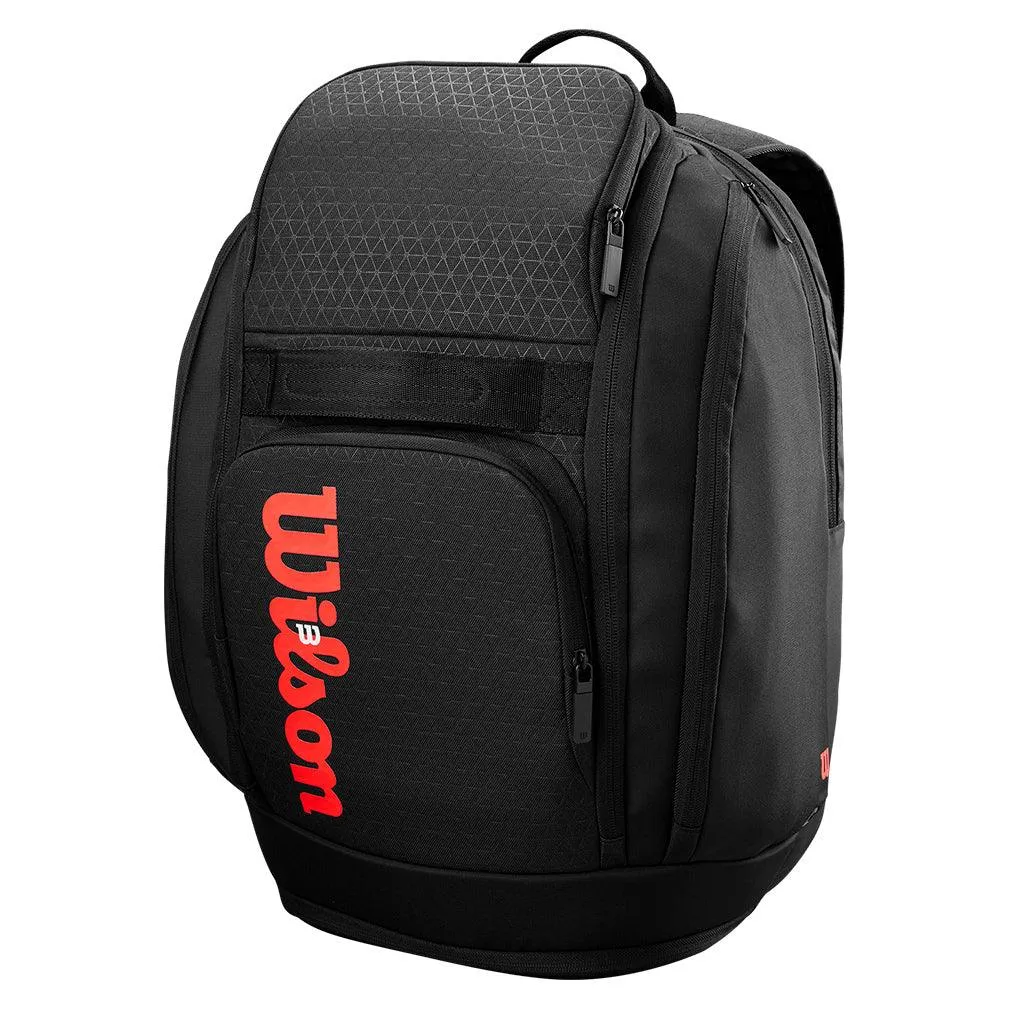 Clash V3 Tennis Backpack Black and Infrared