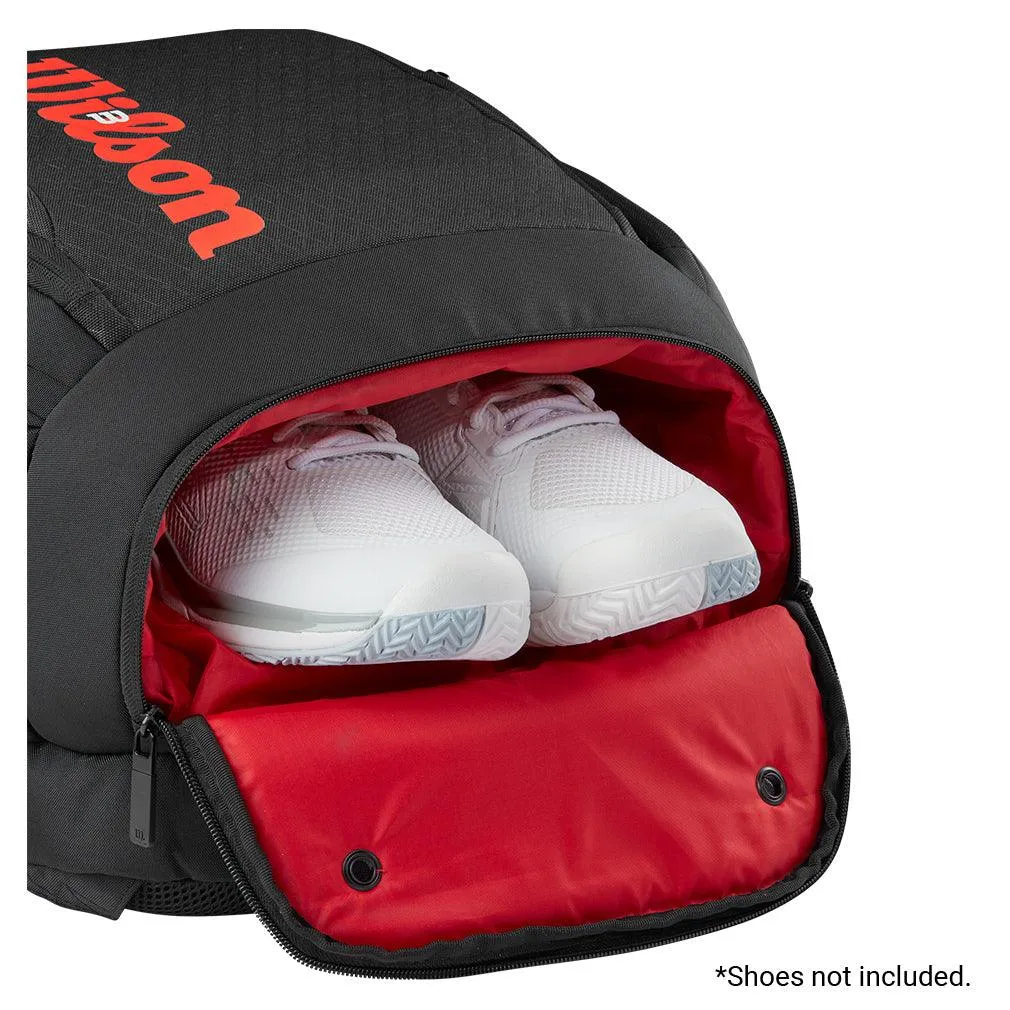 Clash V3 Tennis Backpack Black and Infrared