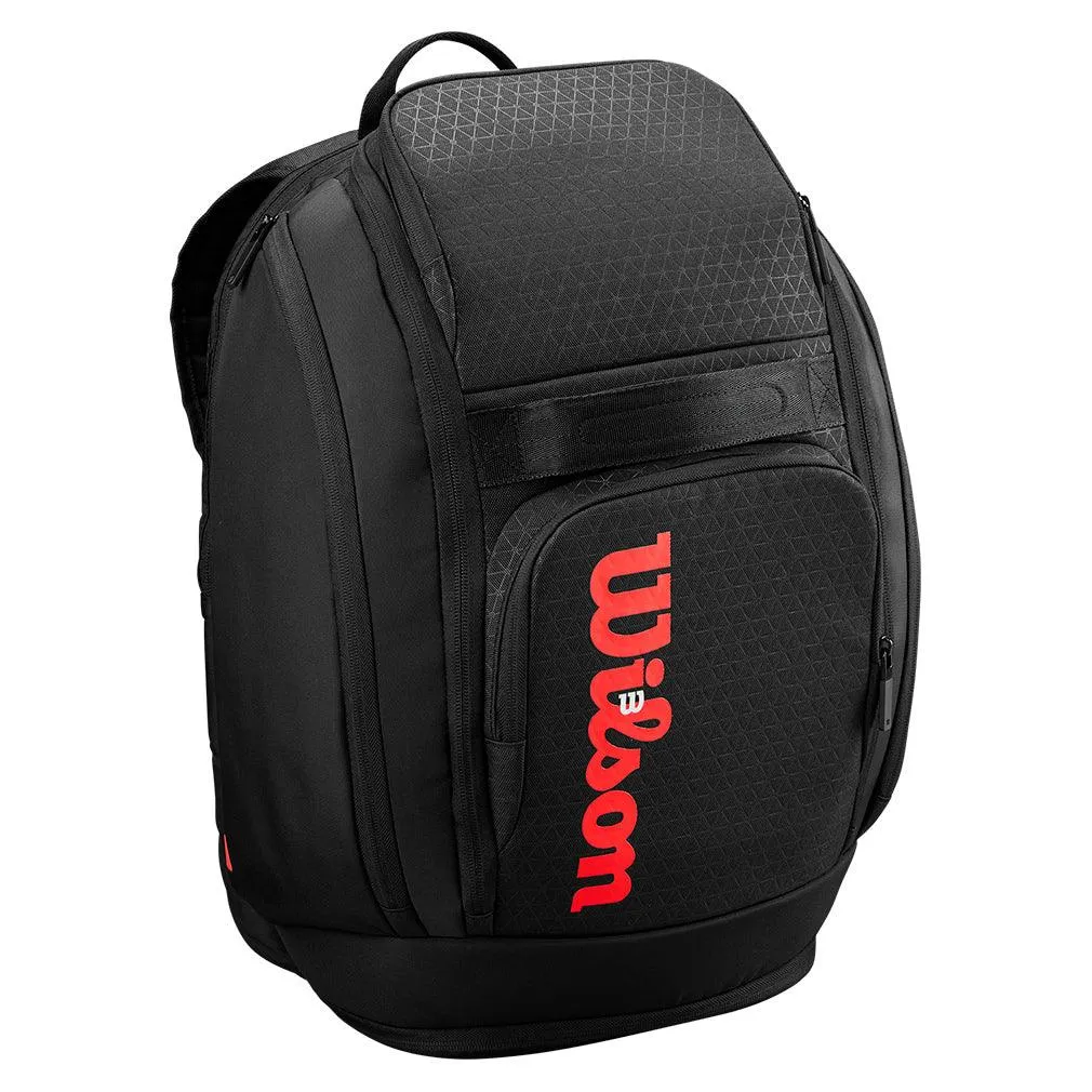 Clash V3 Tennis Backpack Black and Infrared