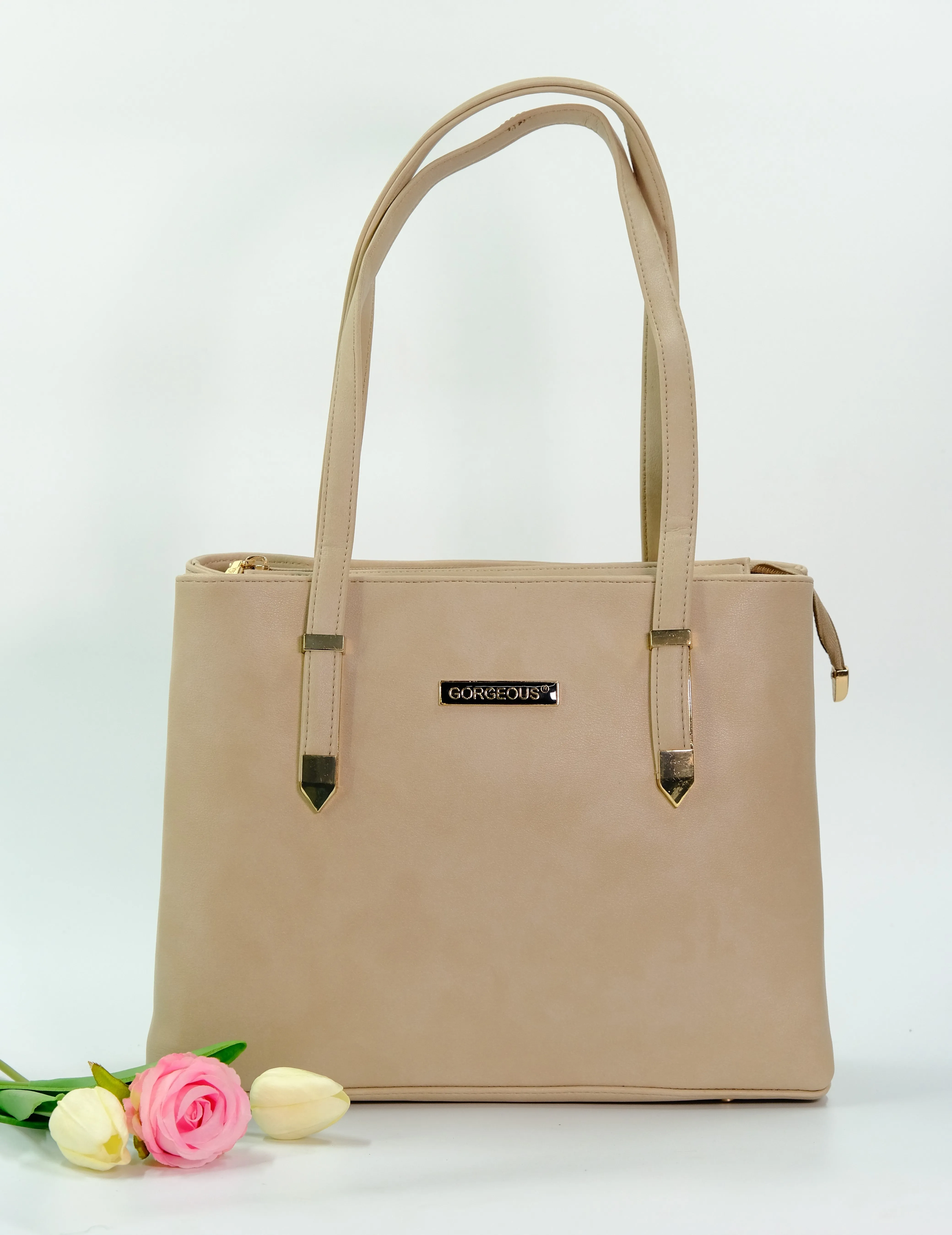 Classic Beige Handbag