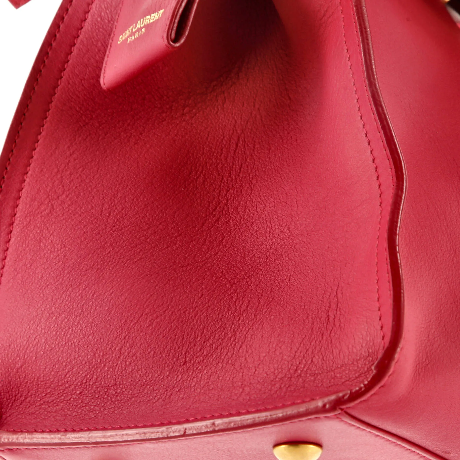 Classic Y Cabas Leather Small