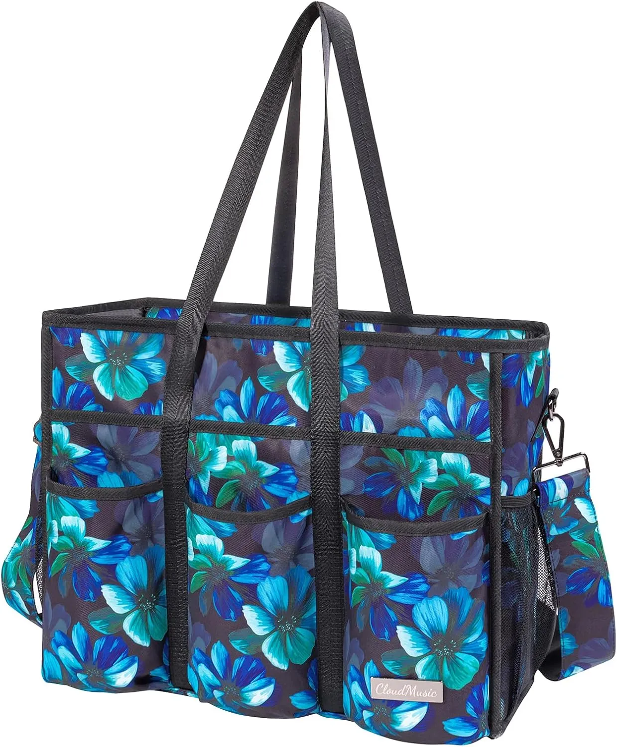 CLOUDMUSIC Large Tote Bag For Women Travel Nurse Teacher Work Waterpoof With Zipper Utility Everything Bags