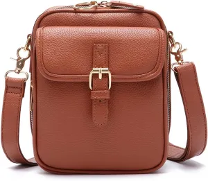 Collaboraten1 Crossbody Leather Bag,UrvashiCrossbody Bag, UrvashiVintage Double Layer Large Capacity Mini Cross Bags
