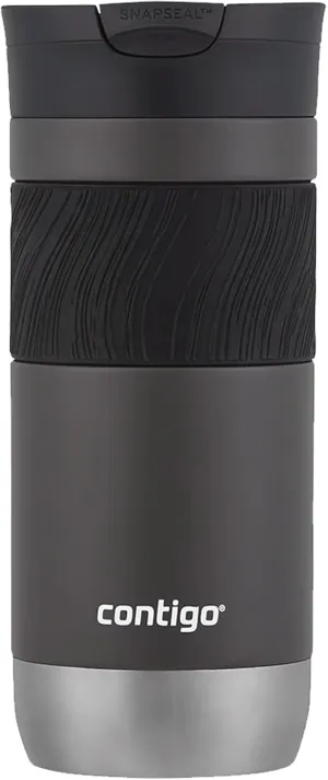 Contigo Byron 2.0 thermo mug, stainless steel insulated mug with Snapseal closure, coffee mug to go, 100% leak proof, dishwasher safe lid, BPA free, keeps warm up to 6 hours, 470 ml