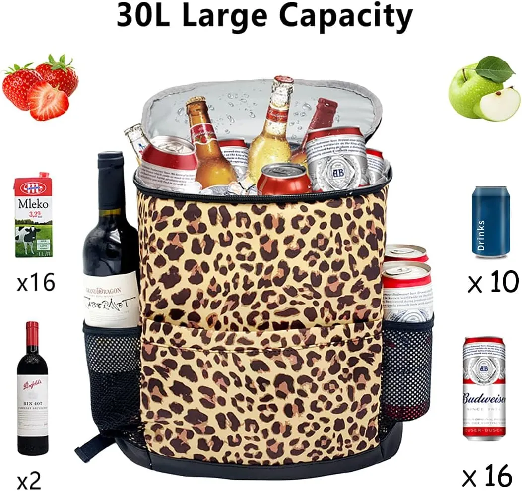 Cooler Backpack Leak Proof Women Soft Beach Lightweight Ice Coolers for Camping Hiking Picnic