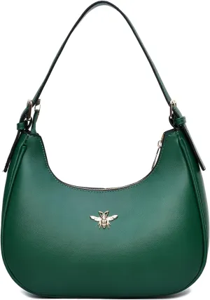 CROJUYI Small Crescent Shoulder Bags Purses for Women Retro Classic Clutch Hobo Tote Purse and Handbag Cute Crossbody Bags