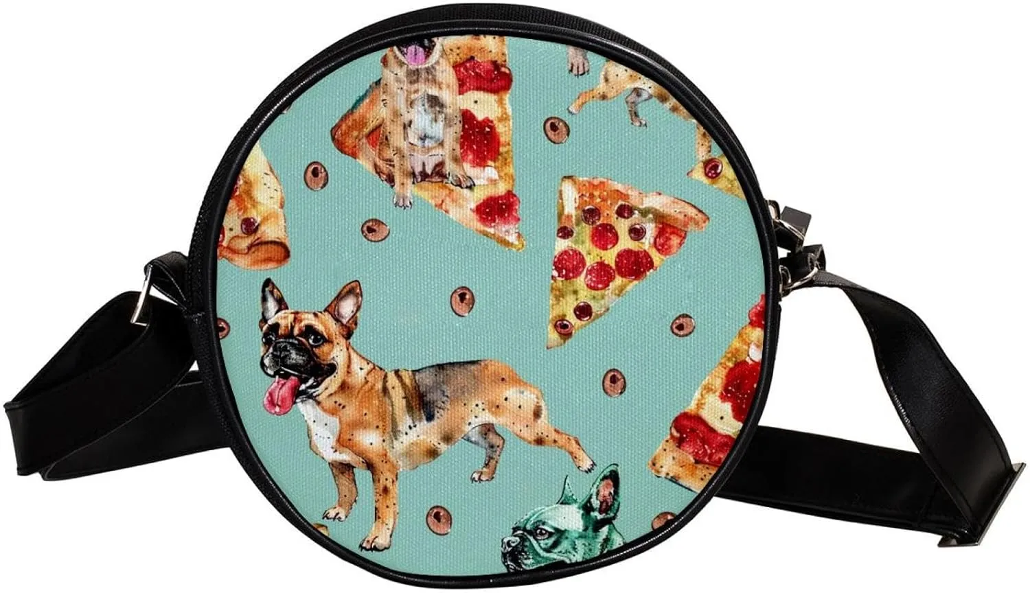 Crossbody Bags for Women,Crossbody Bag Men,Small Sling Bag,Dog and Puzzle,Crossbody Purse