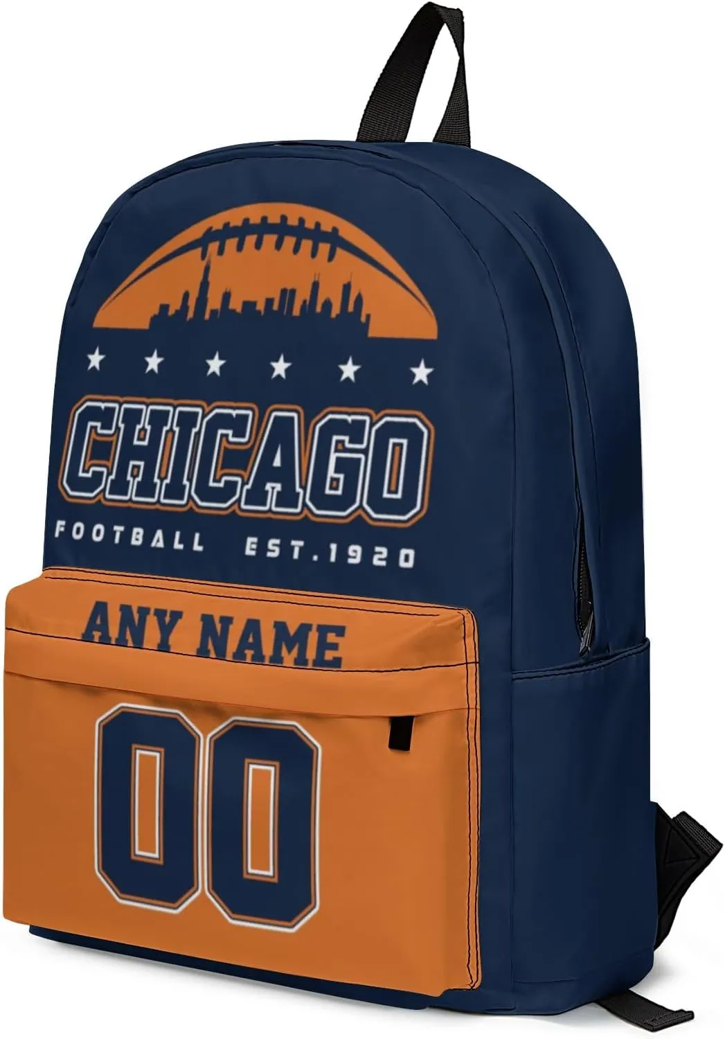 Custom Chicago Backpacks Personalized Name And Number Backpack Travel Bag Shoulder Bag Gifts for Men Women