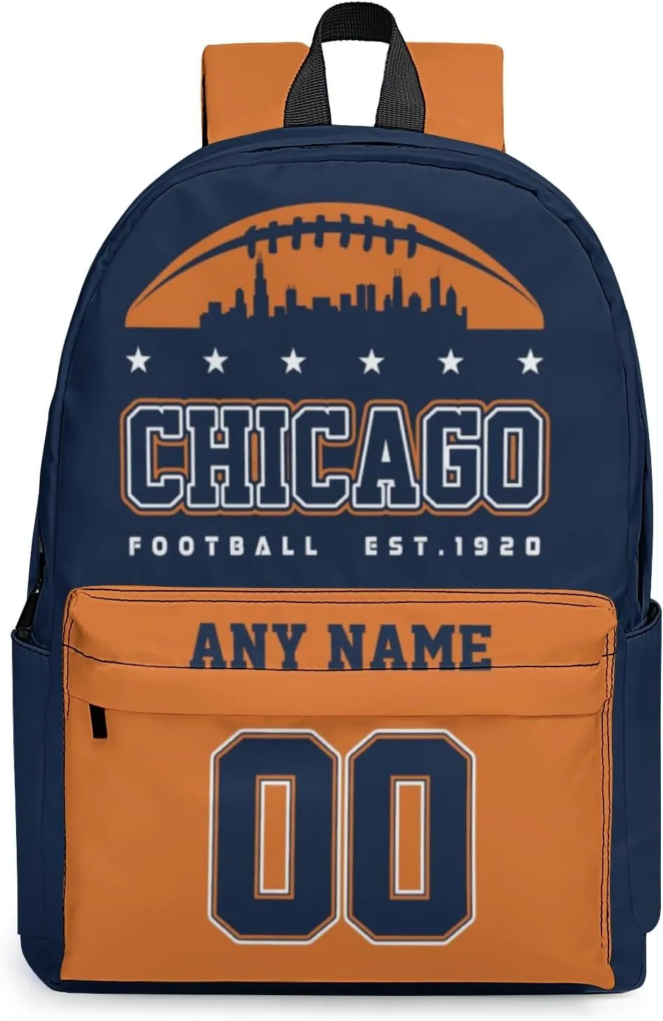 Custom Chicago Backpacks Personalized Name And Number Backpack Travel Bag Shoulder Bag Gifts for Men Women