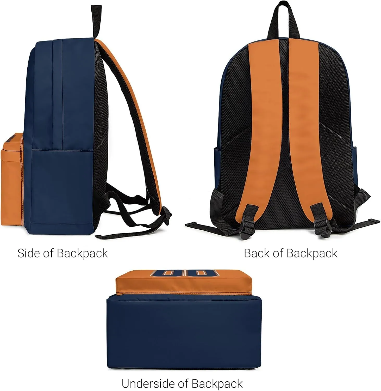 Custom Chicago Backpacks Personalized Name And Number Backpack Travel Bag Shoulder Bag Gifts for Men Women