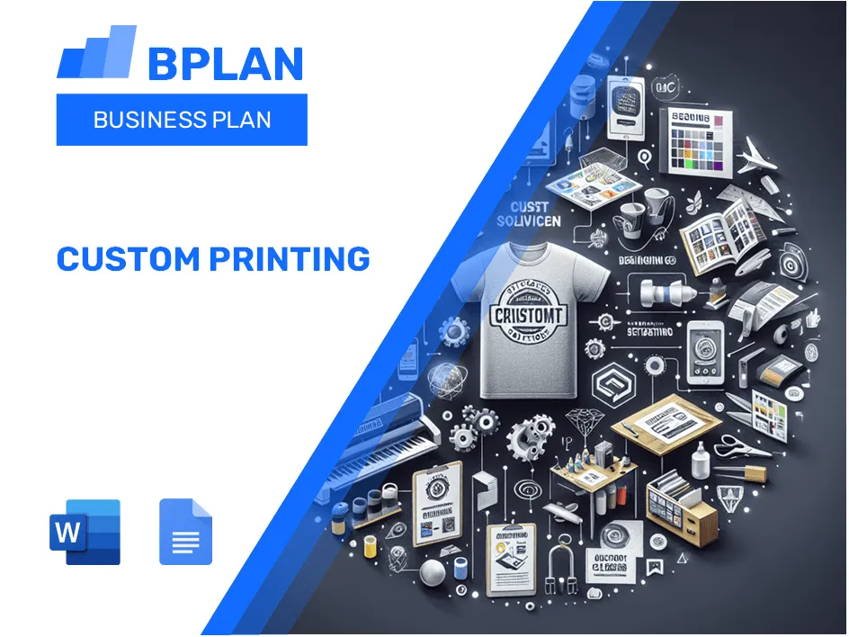 Custom Printing Business Plan
