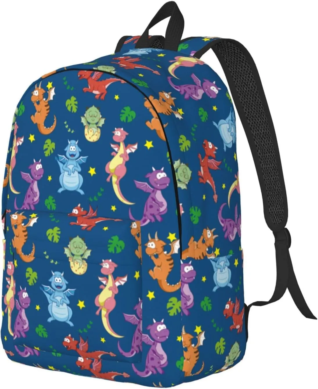 Cute Dinosaur Backpack Laptop Bag Durable Canvas Capacity Large Cute Backpacks Travel Bag - Medium