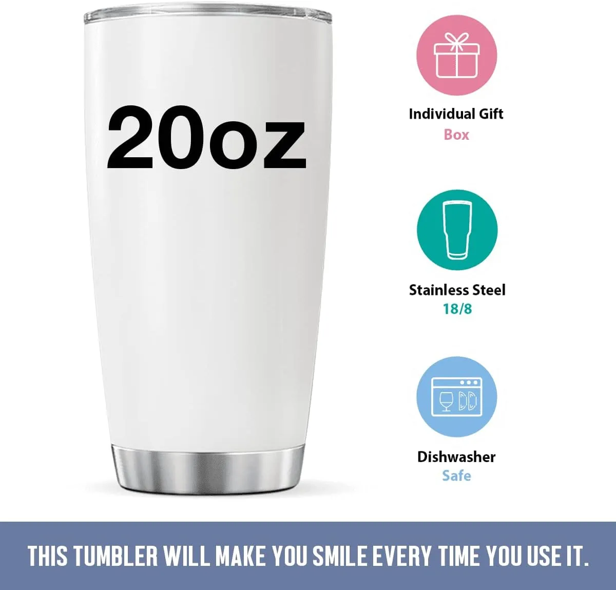 Dad Coffee Tumbler 20 Oz Double Walled Stainless Steel Mug With Lid For Daddy Father Gifts For Men Birthday Celebration From Wife Daughter Son On Christmas Parent Day