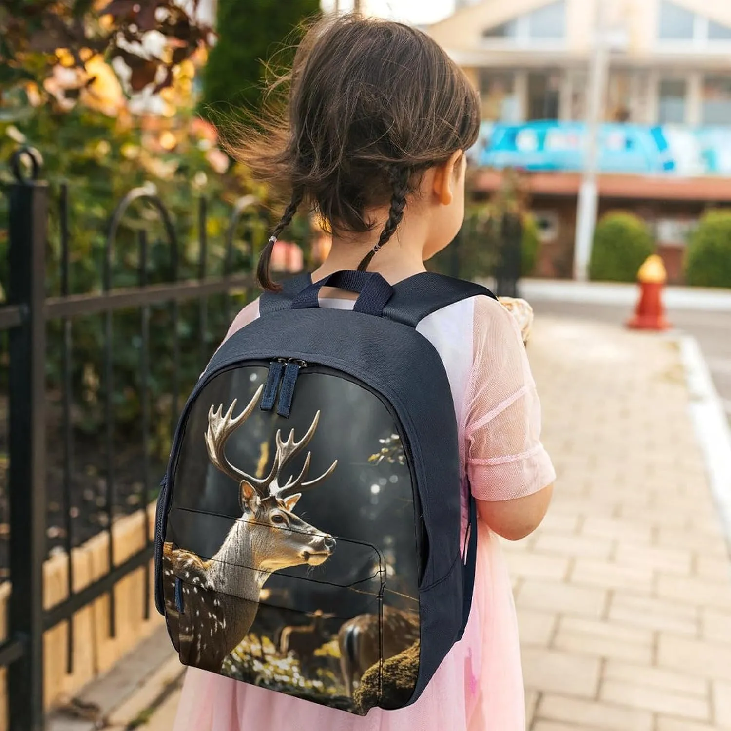 Deer in Wild Travel Backpack Casual Bag Lightweight Hiking Backpacks for Business, Travelling, Hiking