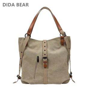 Designer Large Shoulder Contemporary Travel Female Handbags Bags DIDABEAR Bolsas Tote Brand Big Bags Leisure Canvas Bag No-hassle returns Capacity Women
