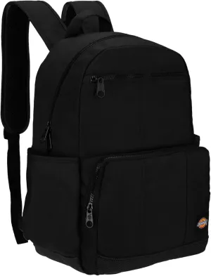 Dickies Journeyman Extra Large Capacity Backpack Classic Logo Water Resistant Casual Daypack for Travel Fits 15.6 Inch Notebook (Black)