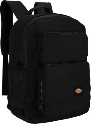 Dickies Tradesman Backpack Large Capacity Logo Water Resistant Casual Daypack for Travel Fits 15.6 Inch Notebook (Black)