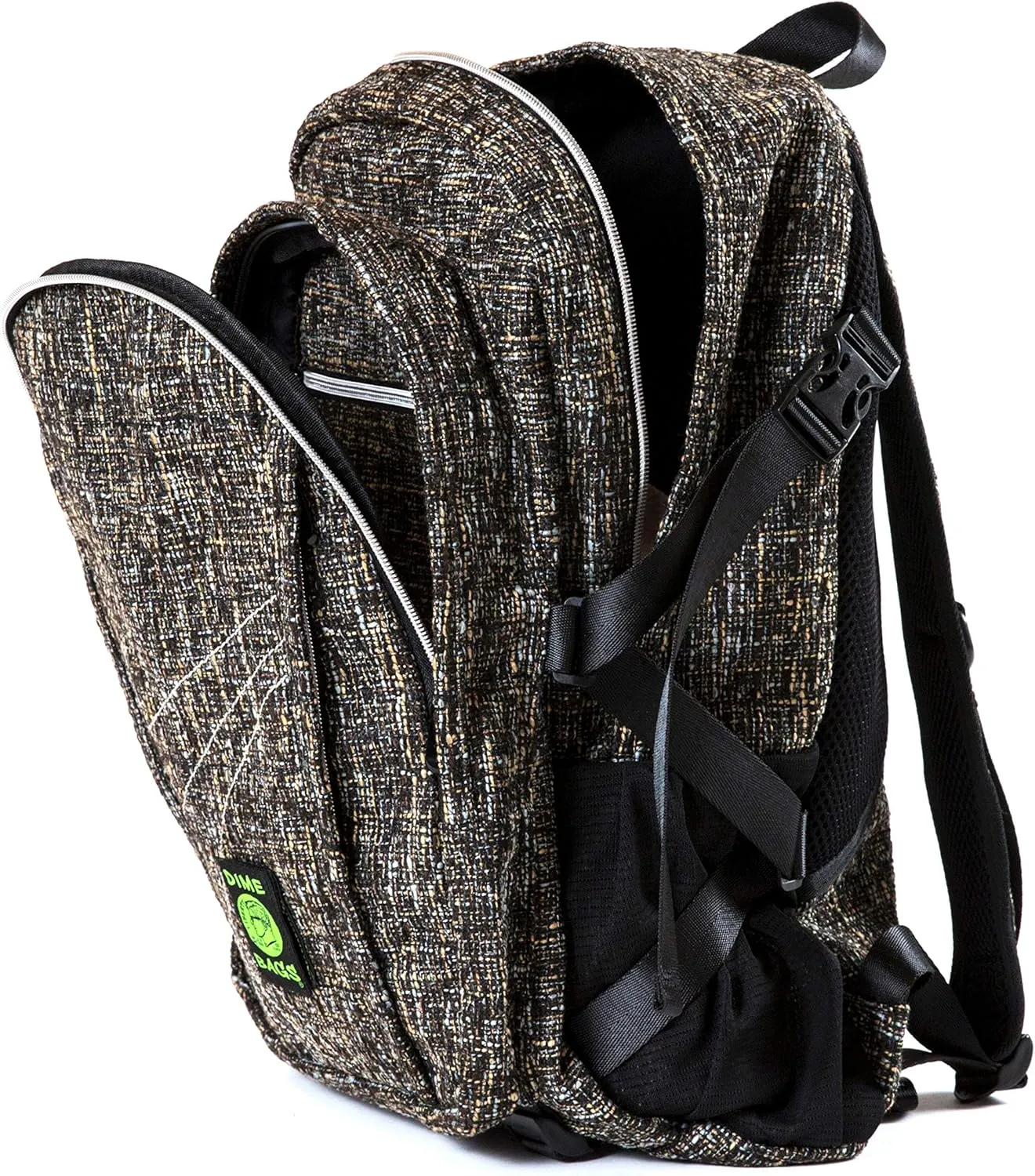 DIME BAGS - Classic Backpack - Backpack for All Genders - (Hemp Material, Concrete)