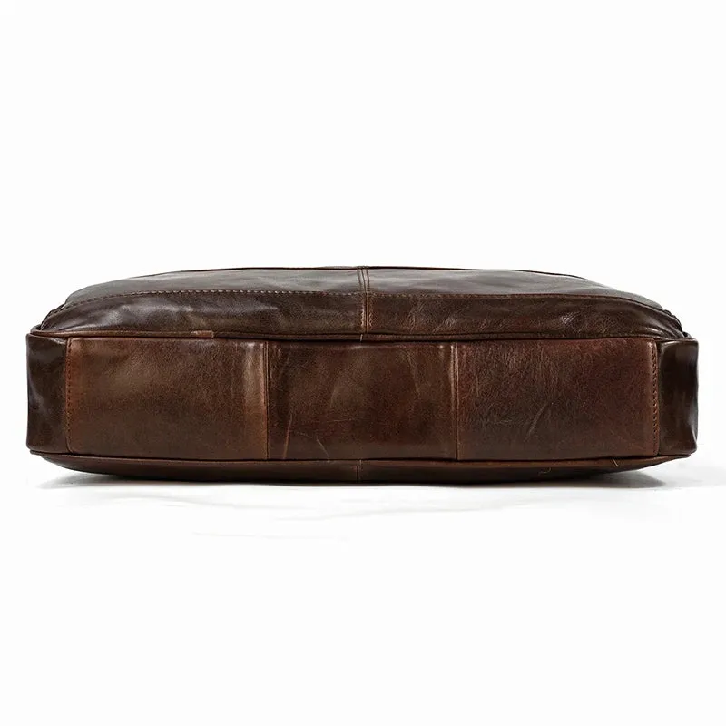 Doctors Briefcase Business and Office Laptop Bag Genuine Leather