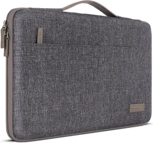 DOMISO 14 inch Laptop Sleeve Case Waterproof Carrying Bag for 14" Notebook/Chromebook S330/ThinkPad A475 A485 E485 T480s/HP ProBook 640 645 G4/Dell Inspiron 5482 5490 Chromebook 14,Dark Grey