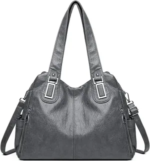 Double Layer Zipper Shoulder Handbag Large Capacity Shoulder Crossbody Bag Luxury Designer Messenger Bag