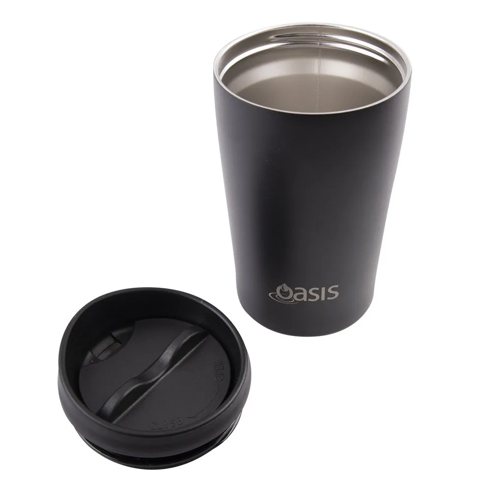 Double Wall Insulated Travel Cup Black