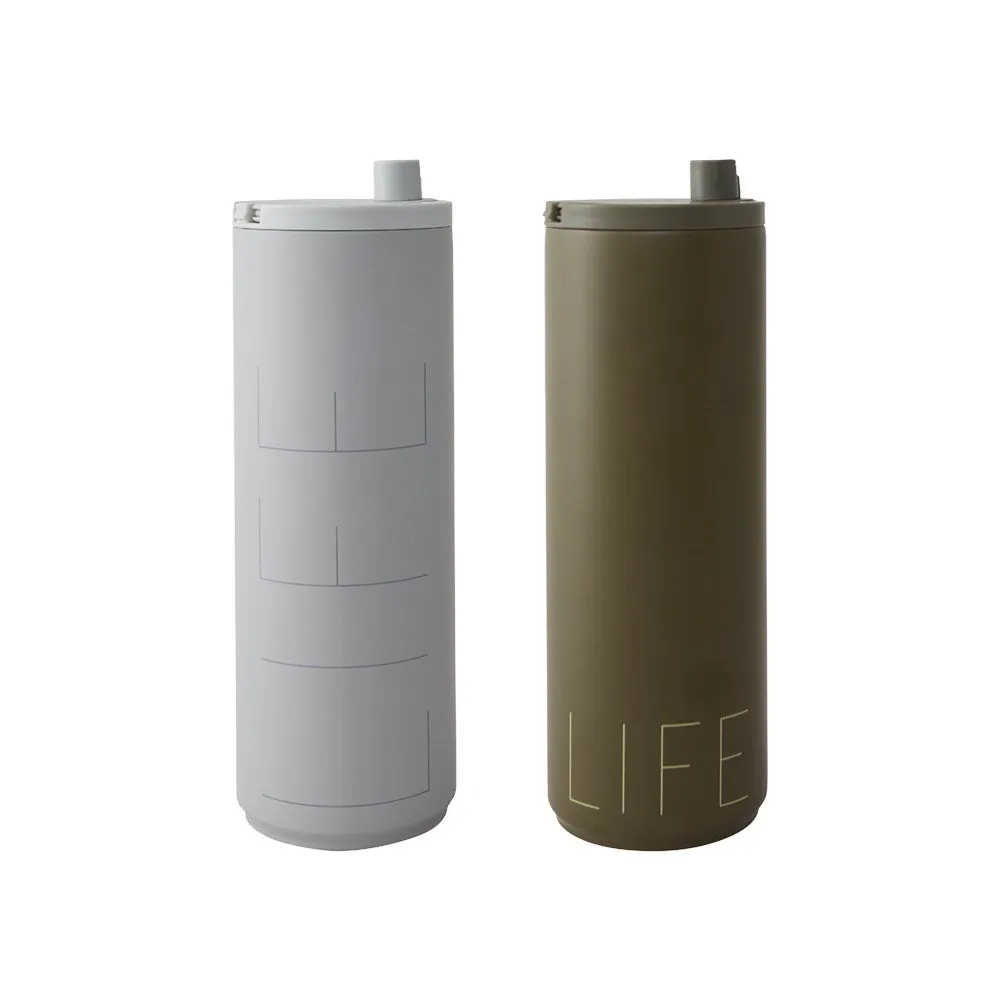 Drink travel 500ml set  Grey/olive green