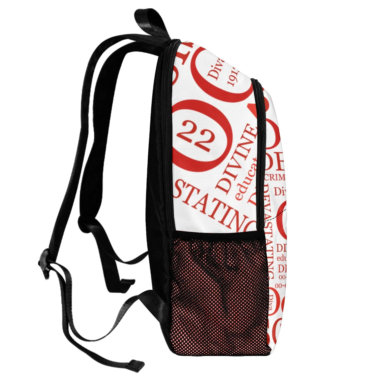 DST Cloud Fabric Backpack with Side Mesh Pockets (Model 1659)