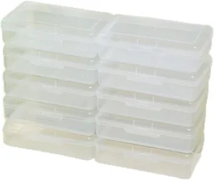 E&A Ten Piece Multifunctional Pencil Case Storage Set - A Large Capacity Stationery Organizing Box Suitable For Students, Office, And Home Use, With Transparent Design And Durable Materials