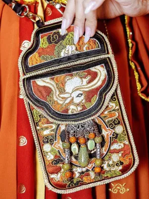 Embroidered Phone Bag