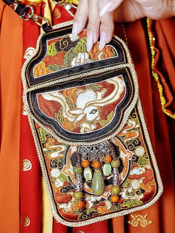 Embroidered Phone Bag