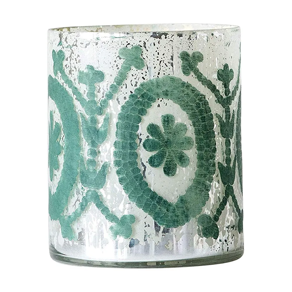 Etched Mercury Glass Votive Holders | Three Styles