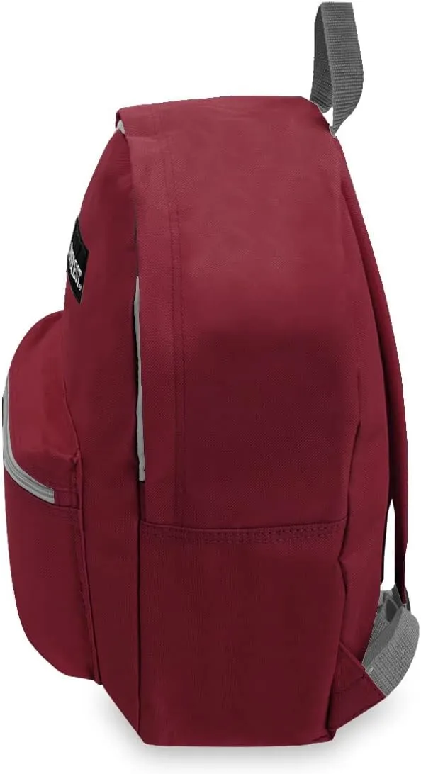 Everest Basic Backpack, Burgundy, One Size