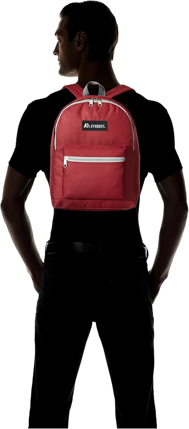 Everest Basic Backpack, Burgundy, One Size